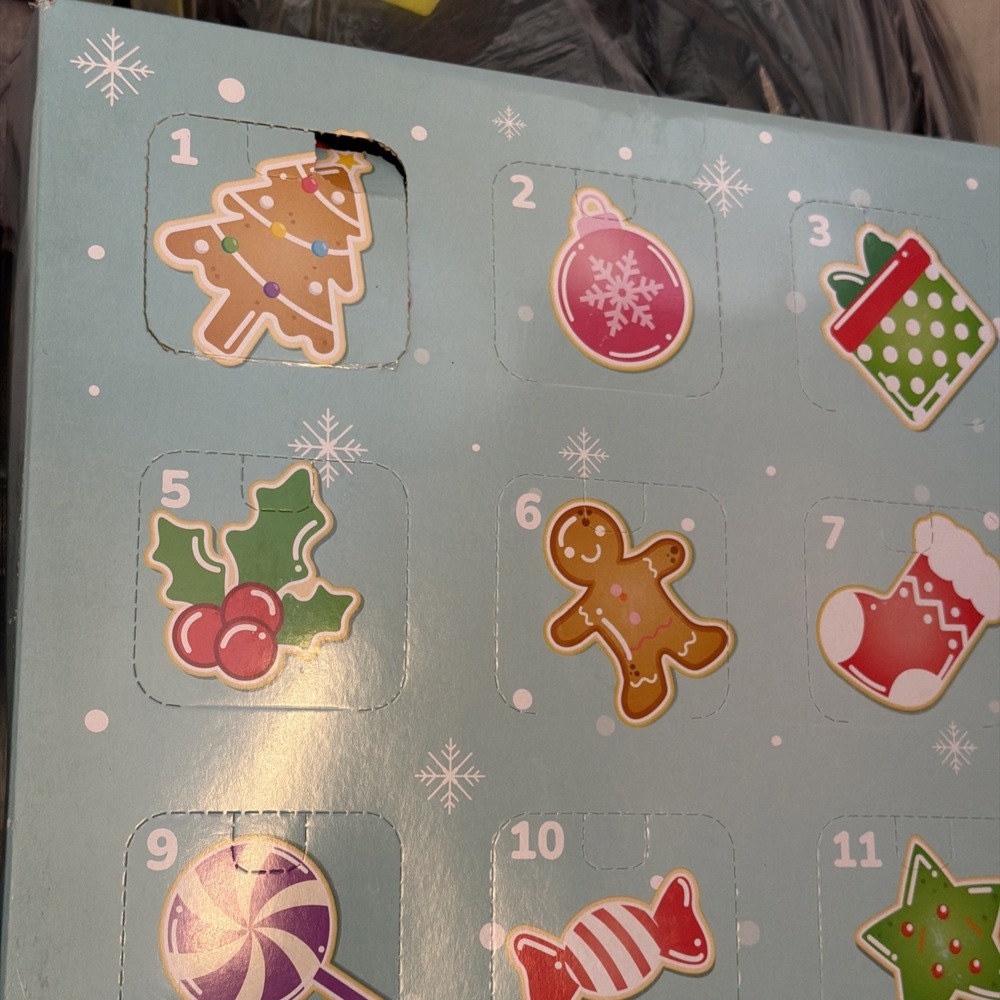Micromallows 2.5" Squishmallows Holiday Advent Calendar Plush - 24pk Box Damage - Picture 4 of 13